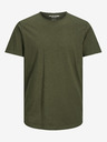 Jack & Jones Khaki basic tričko Jack & Jones Basher