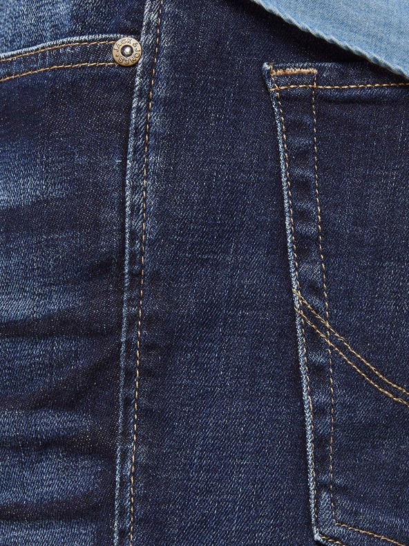 Jack & Jones Tmavě modré slim fit džíny Jack & Jones Clark