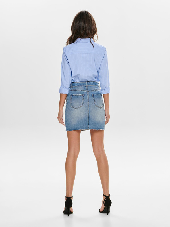 Jacqueline de Yong Modrá dámská pruhovaná košile JDY Mio