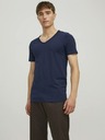 Jack & Jones Tmavě modré pánské basic tričko Jack & Jones Basic