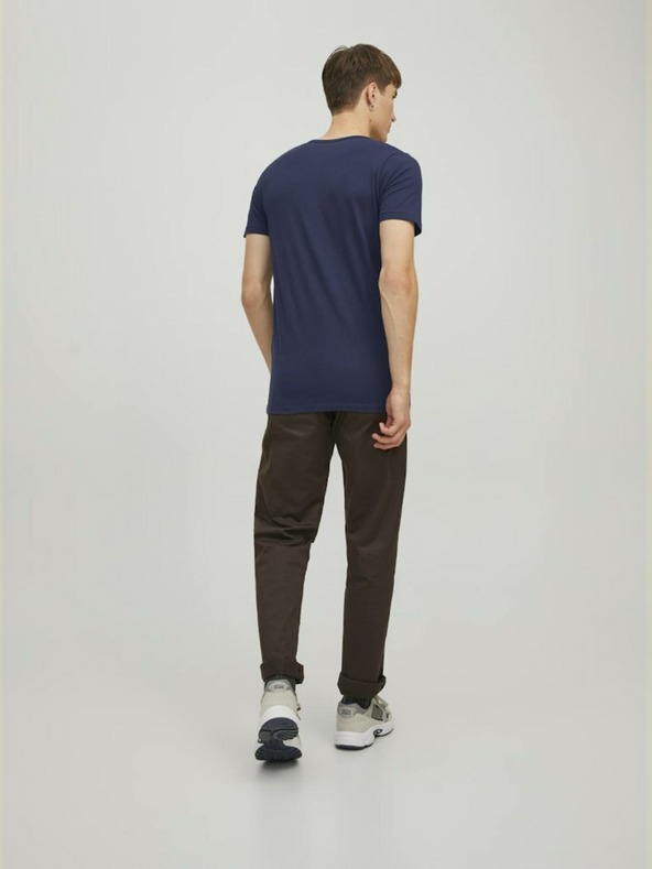 Jack & Jones Tmavě modré pánské basic tričko Jack & Jones Basic
