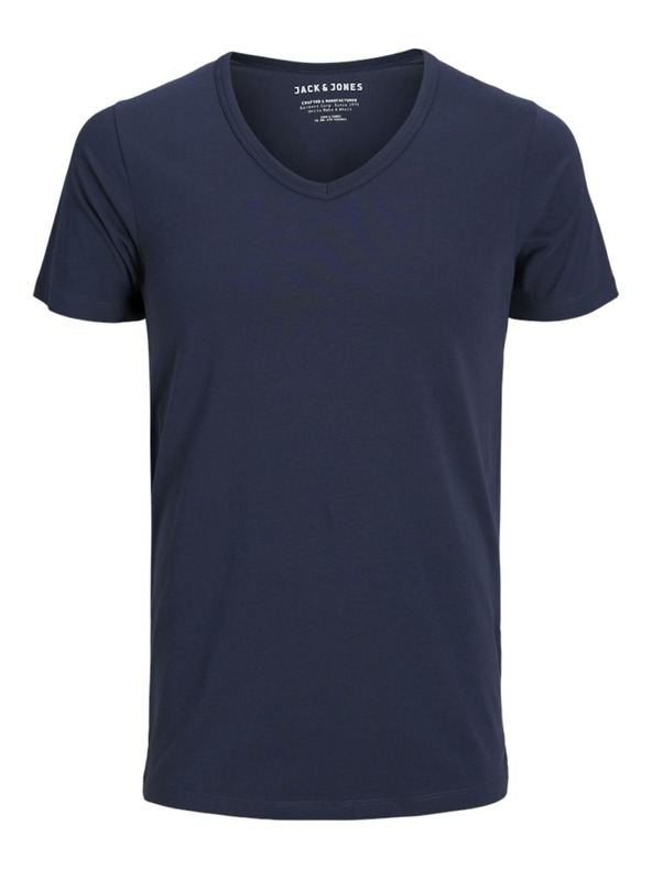 Jack & Jones Tmavě modré pánské basic tričko Jack & Jones Basic