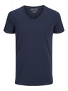 Jack & Jones Tmavě modré pánské basic tričko Jack & Jones Basic