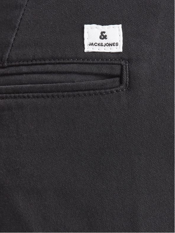 Jack & Jones Černé chino kalhoty Jack & Jones Marco
