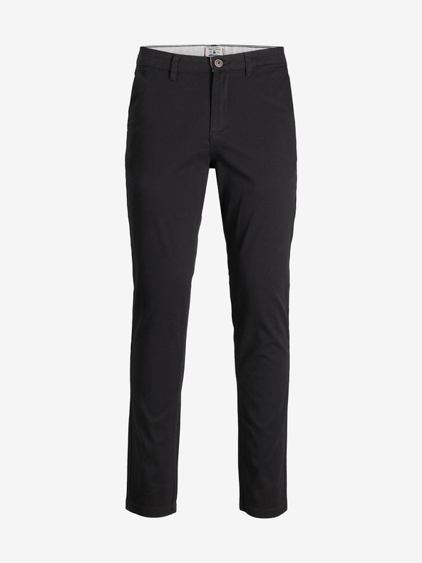 Jack & Jones Černé chino kalhoty Jack & Jones Marco