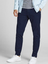 Jack & Jones Tmavě modré chino kalhoty Jack & Jones Marco
