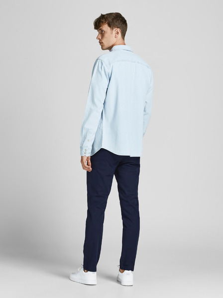 Jack & Jones Tmavě modré chino kalhoty Jack & Jones Marco