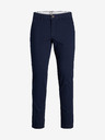 Jack & Jones Tmavě modré chino kalhoty Jack & Jones Marco