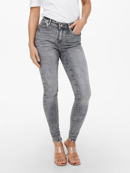 ONLY Šedé skinny fit džíny ONLY Power