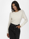 ONLY Krémový basic svetr ONLY Rica