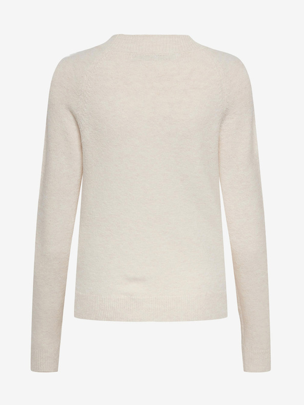 ONLY Krémový basic svetr ONLY Rica