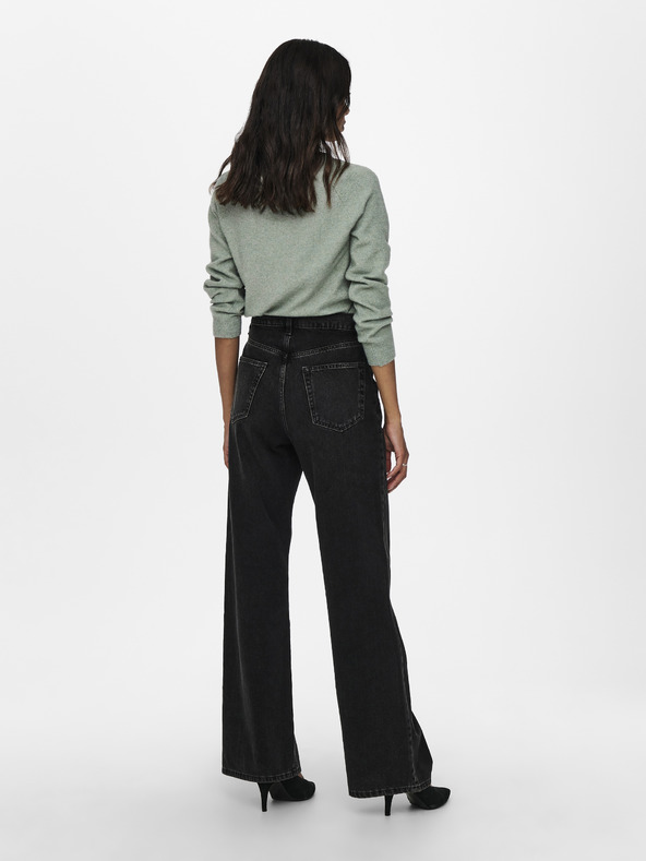 ONLY Světle zelený basic svetr ONLY Rica