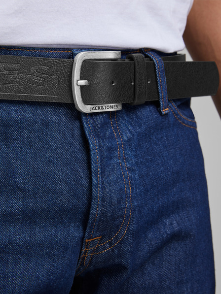 Jack & Jones Černý pásek Jack & Jones Harry
