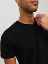 Jack & Jones Černé pánské basic tričko Jack & Jones