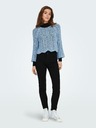 ONLY Modrý dámský cropped svetr ONLY Nola