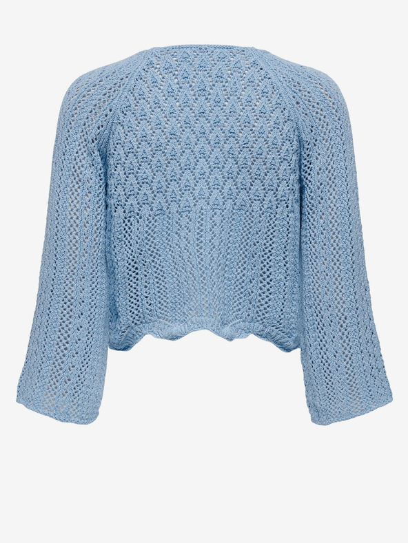 ONLY Modrý dámský cropped svetr ONLY Nola