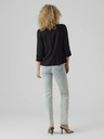 Vero Moda Černé dámské sako s příměsí lnu VERO MODA Jesmilo