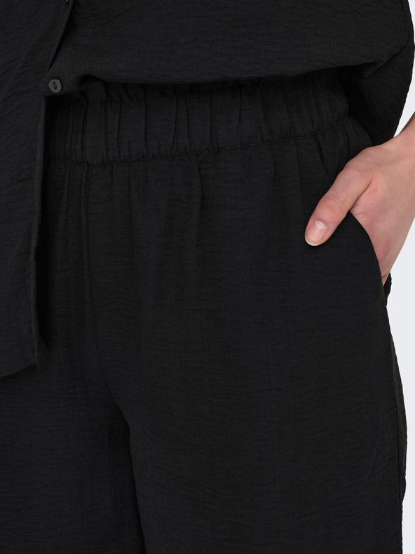 Jacqueline de Yong Černé dámské kalhoty JDY Divya