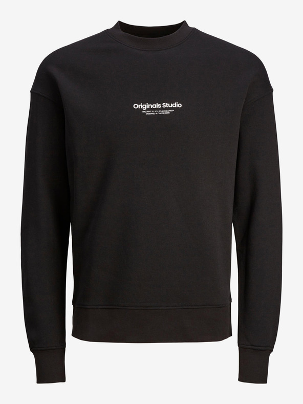 Jack & Jones Černá pánská mikina Jack & Jones Vester