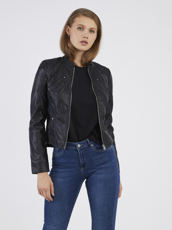 Vero Moda Černý dámský bomber VERO MODA Favodona