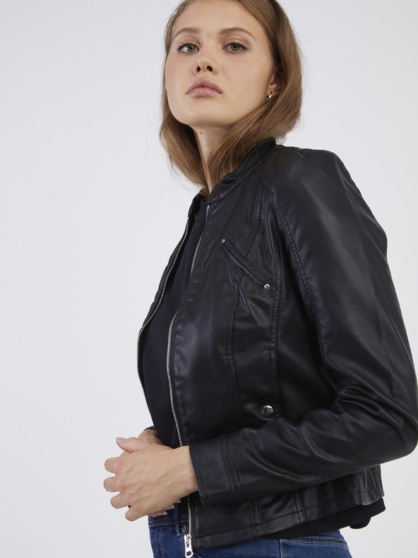 Vero Moda Černý dámský bomber VERO MODA Favodona
