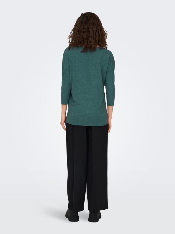 ONLY Zelené dámské žíhané tričko ONLY Glamour