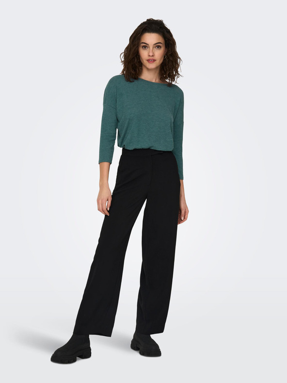 ONLY Zelené dámské žíhané tričko ONLY Glamour