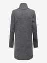 Jacqueline de Yong Šedé dámské žíhané svetrové šaty JDY Elanor