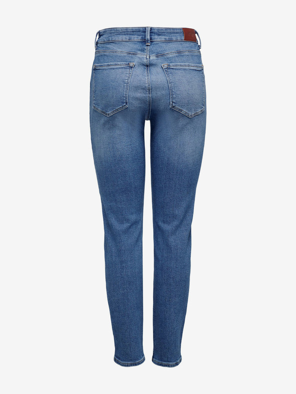 ONLY Modré dámské straight fit džíny ONLY Emily