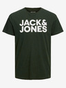 Jack & Jones Tmavě zelené pánské tričko Jack & Jones Corp