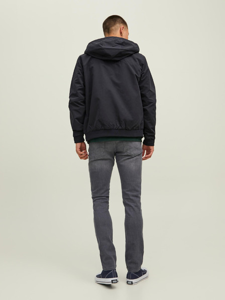 Jack & Jones Černá pánská lehká bunda Jack & Jones Rush