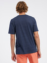 Jack & Jones Tmavě modré pánské žíhané basic tričko Jack & Jones Organic