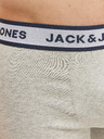 Jack & Jones Sada tří pánských boxerek ve světle šedé, bílé a tmavě modré barvě Jack & Jones Solid