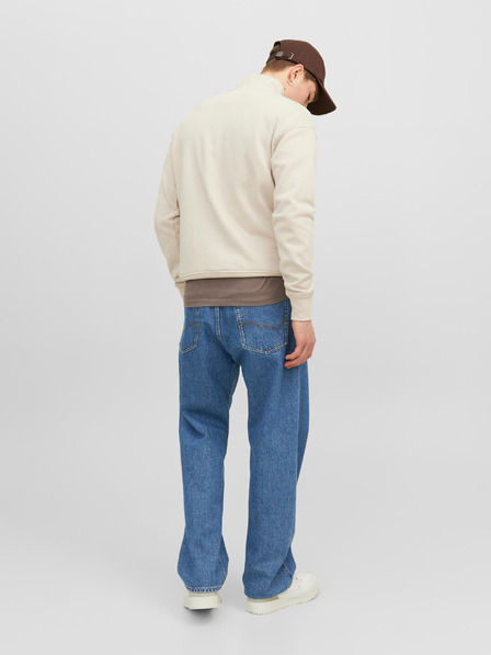 Jack & Jones Modré pánské široké džíny Jack & Jones Alex