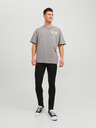 Jack & Jones Černé pánské skinny fit džíny Jack & Jones Liam