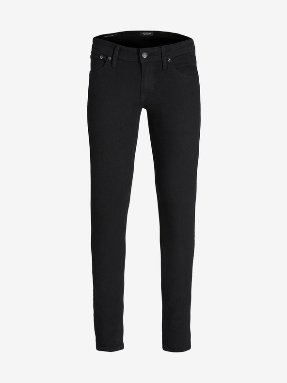 Jack & Jones Černé pánské skinny fit džíny Jack & Jones Liam