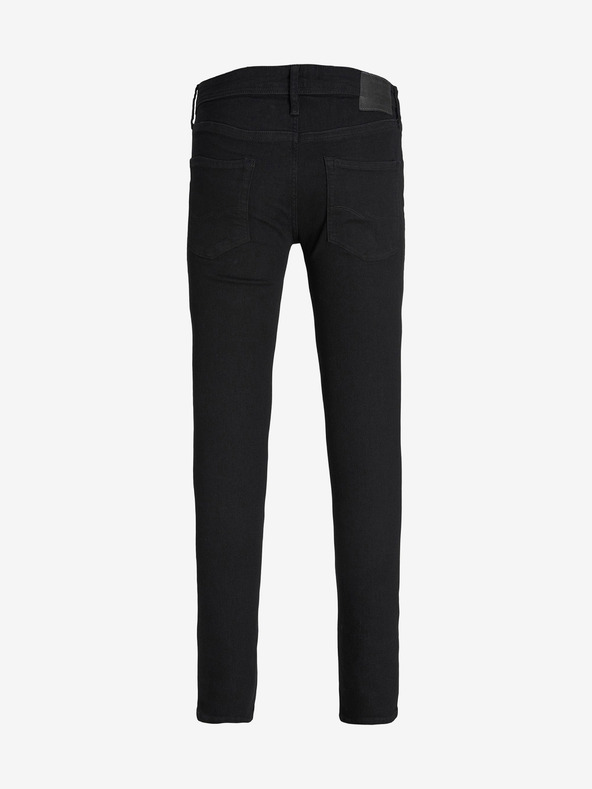 Jack & Jones Černé pánské skinny fit džíny Jack & Jones Liam