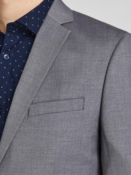 Jack & Jones Šedé pánské sako Jack & Jones Franco