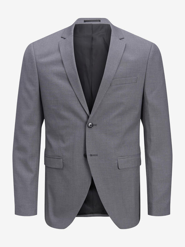 Jack & Jones Šedé pánské sako Jack & Jones Franco