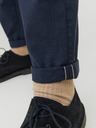 Jack & Jones Tmavě modré pánské zkrácené chino kalhoty Jack & Jones Marco