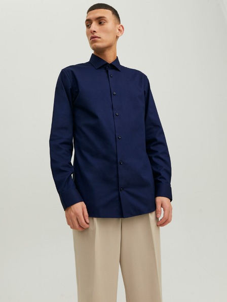 Jack & Jones Tmavě modrá pánská košile Jack & Jones Parker