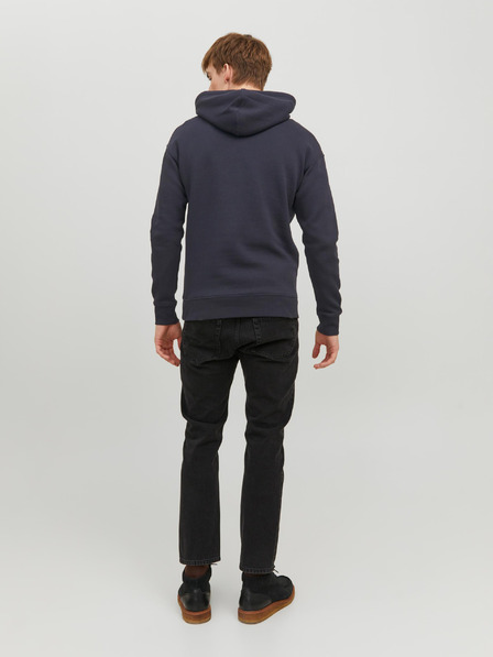 Jack & Jones Tmavě modrá pánská mikina s kapucí Jack & Jones Star