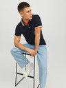 Jack & Jones Tmavě modré pánské polo tričko Jack & Jones Paulos