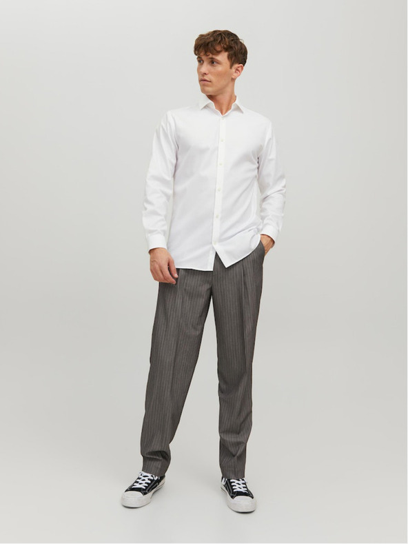 Jack & Jones Bílá pánská košile Jack & Jones Parker