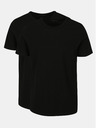 Jack & Jones Sada dvou černých pánských triček s krátkým rukávem Jack & Jones Basic