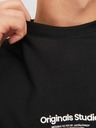 Jack & Jones Černé pánské tričko Jack & Jones Vesterbro