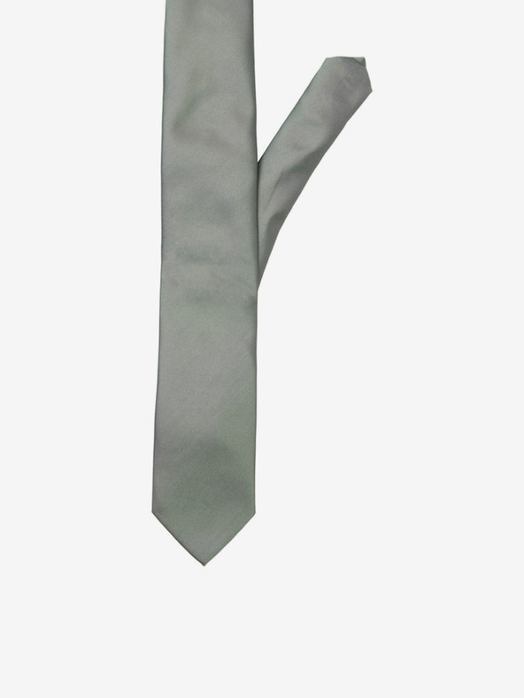 Jack & Jones Zelená kravata Jack & Jones Solid