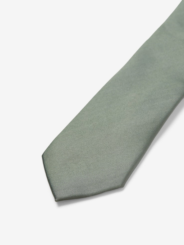 Jack & Jones Zelená kravata Jack & Jones Solid