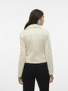 Vero Moda Krémová dámská bunda v semišové úpravě Vero Moda Jose