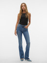 Vero Moda Modré dámské flared fit džíny Vero Moda Flash